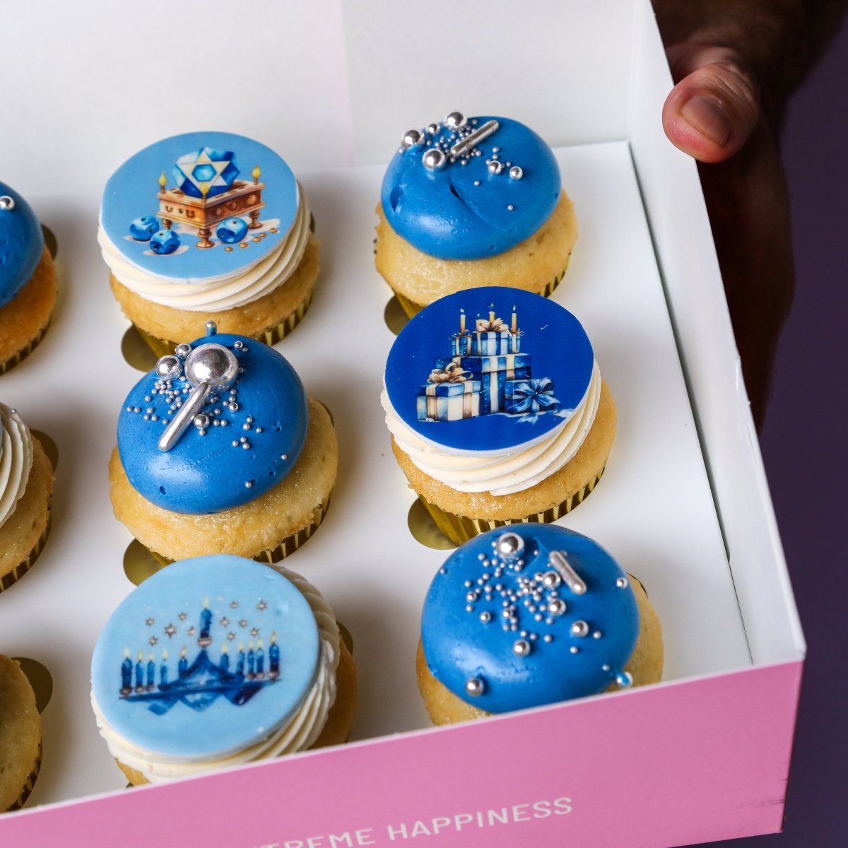 Hanukkah Cupcakes - dbakers Miami