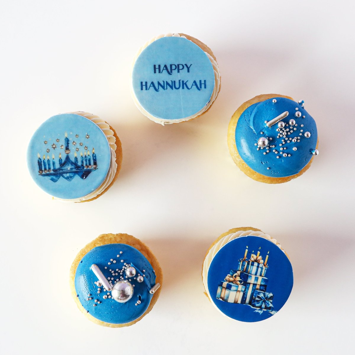 Hanukkah Cupcakes - dbakers Miami