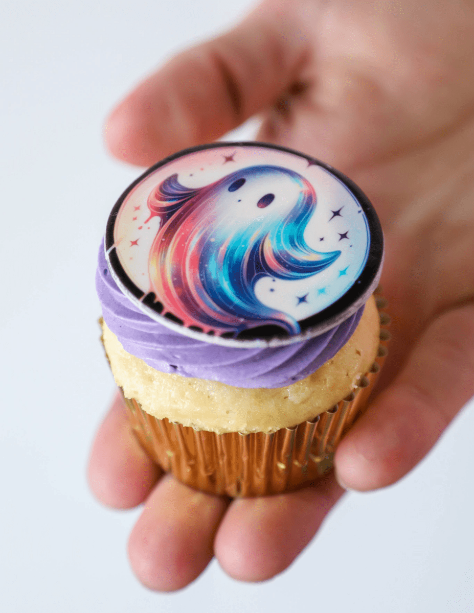 Iridescent Ghosts Box of 6 Cupcakes  | dbakers Sweet Studio