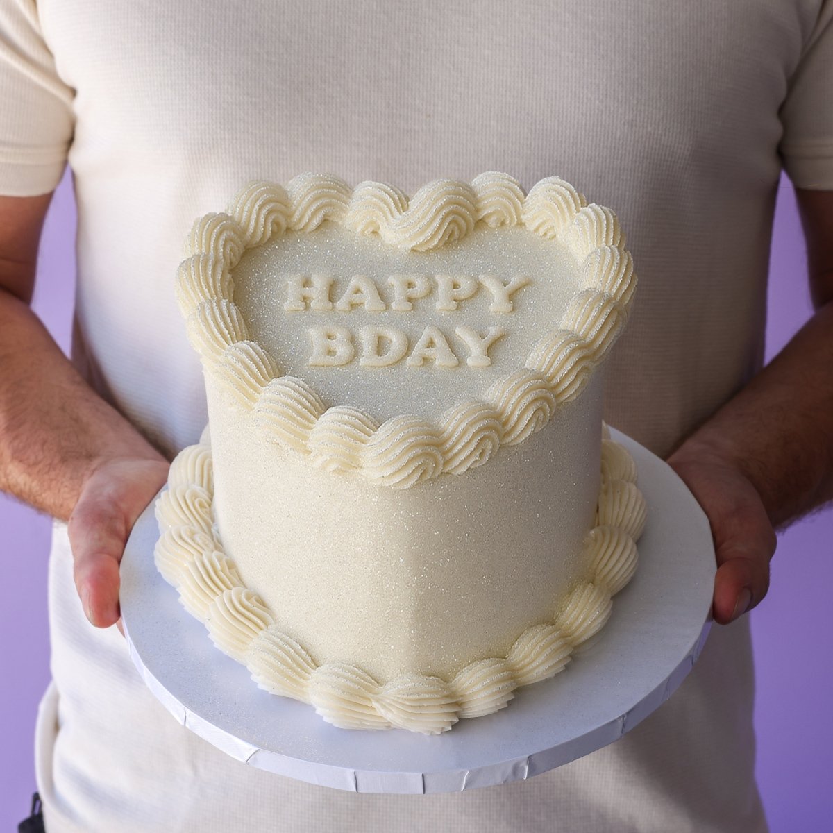 Iridescent Glitter Sweetheart - dbakers Miami