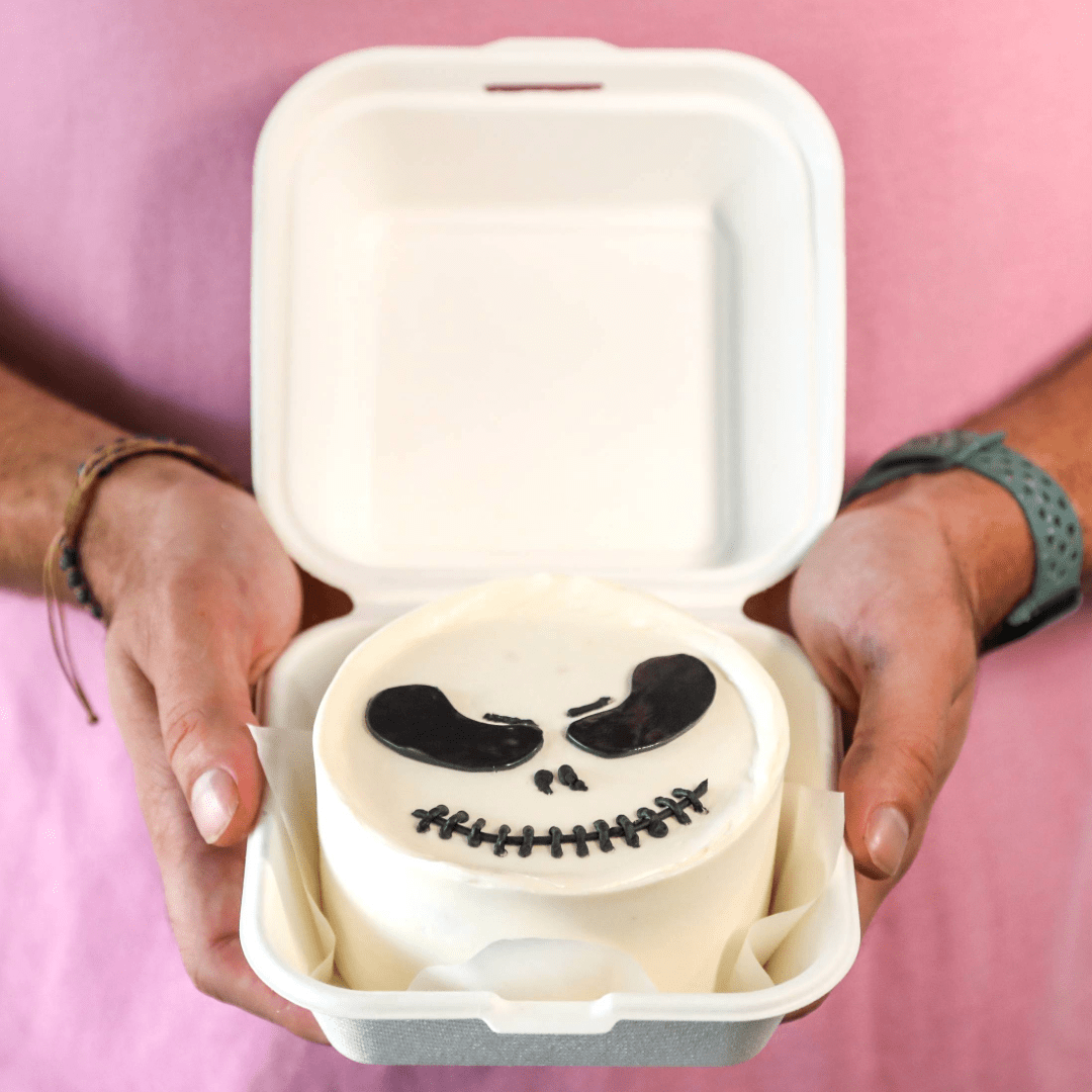 Jack the Skeleton Bento Cake  | dbakers Sweet Studio