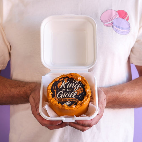King of the Grill (and the Remote) Bento Cake  | dbakers Sweet Studio
