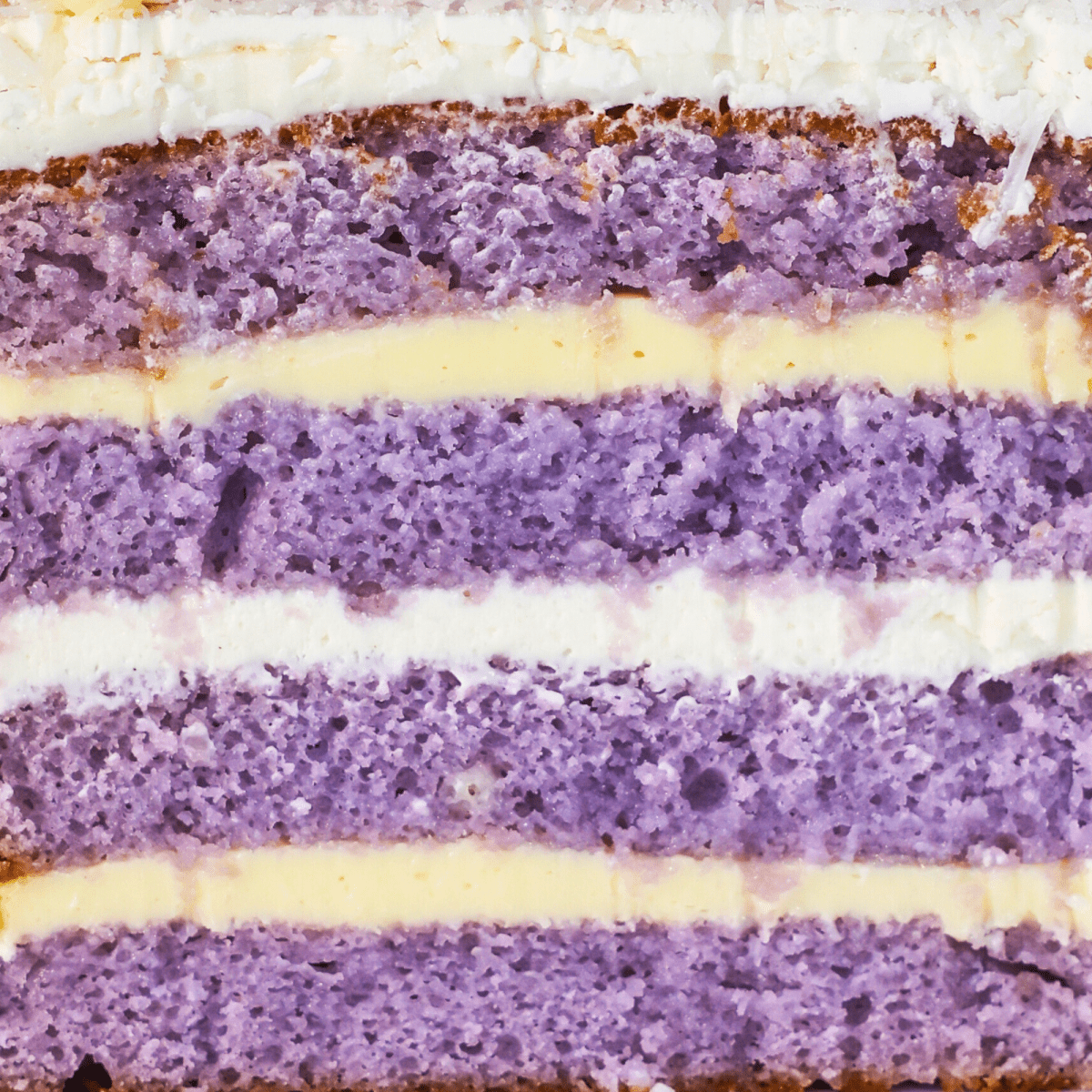 Lavender Lemon Coconut Cake - dbakers Miami