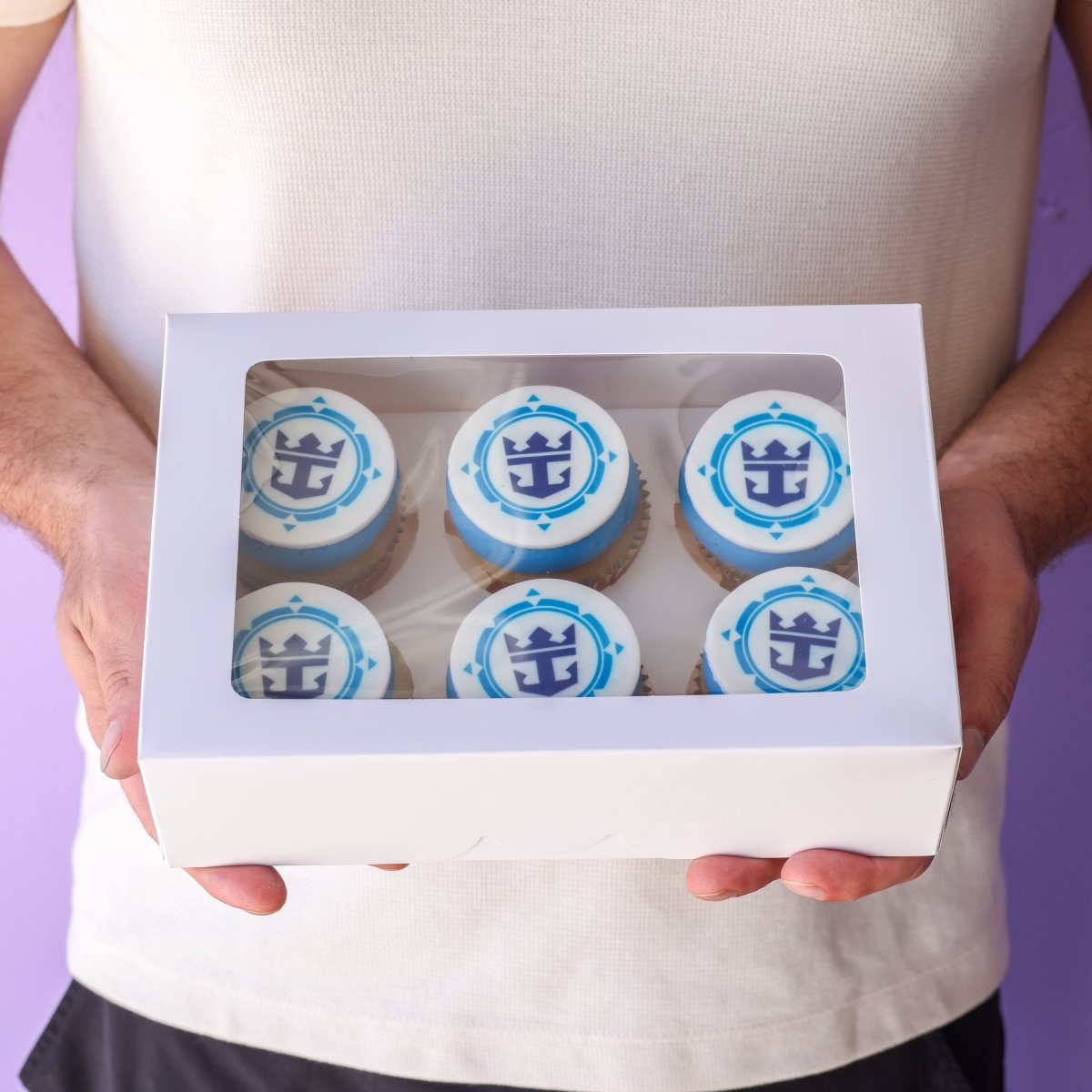 Logo Cupcake (Box of 6) - dbakers Miami