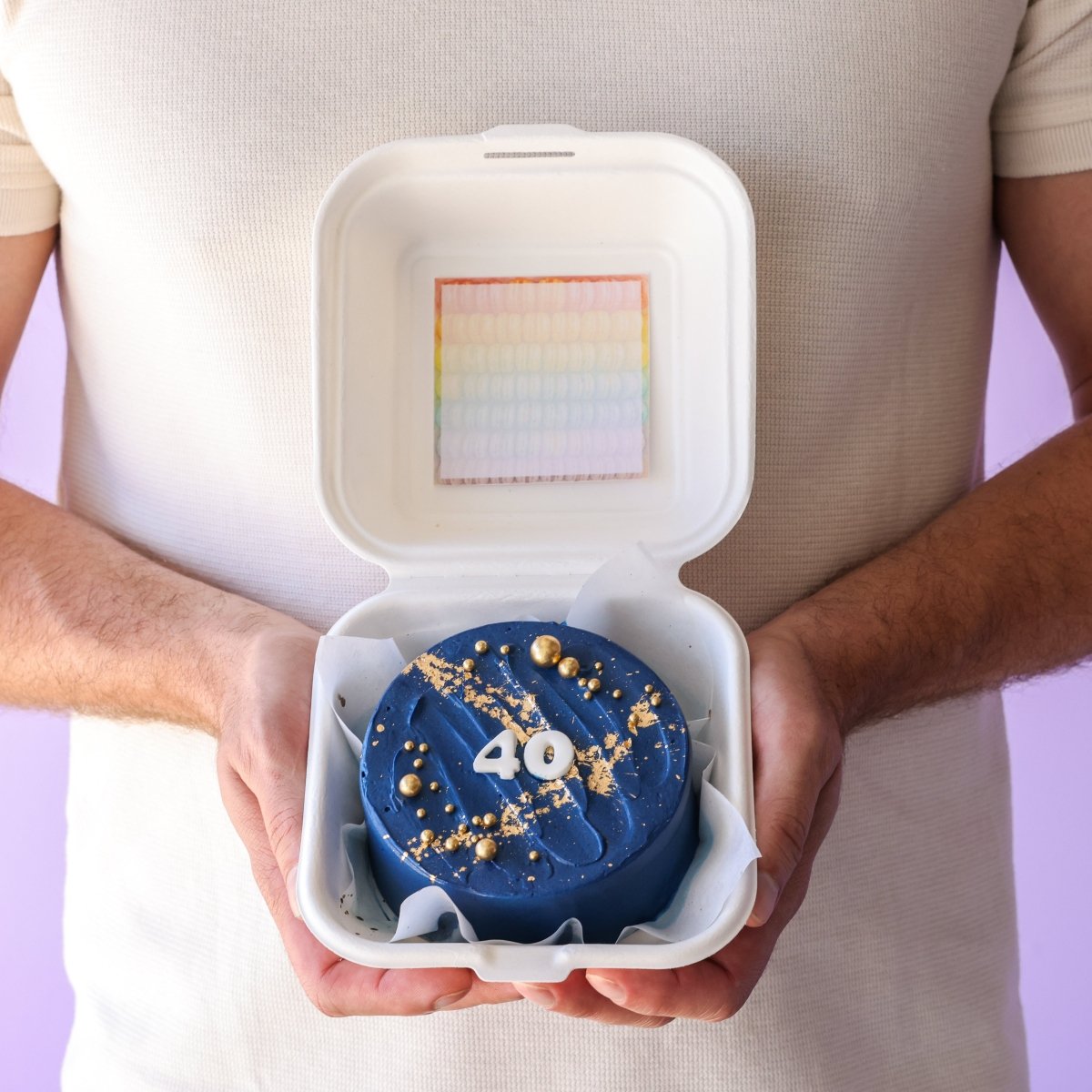 Midnight Milestone Bento Cake - dbakers Miami