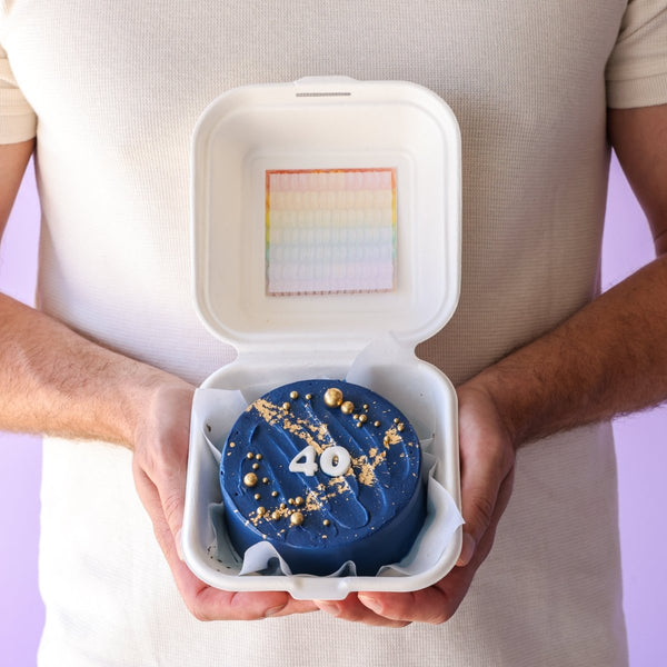 Midnight Milestone Bento Cake  | dbakers Sweet Studio