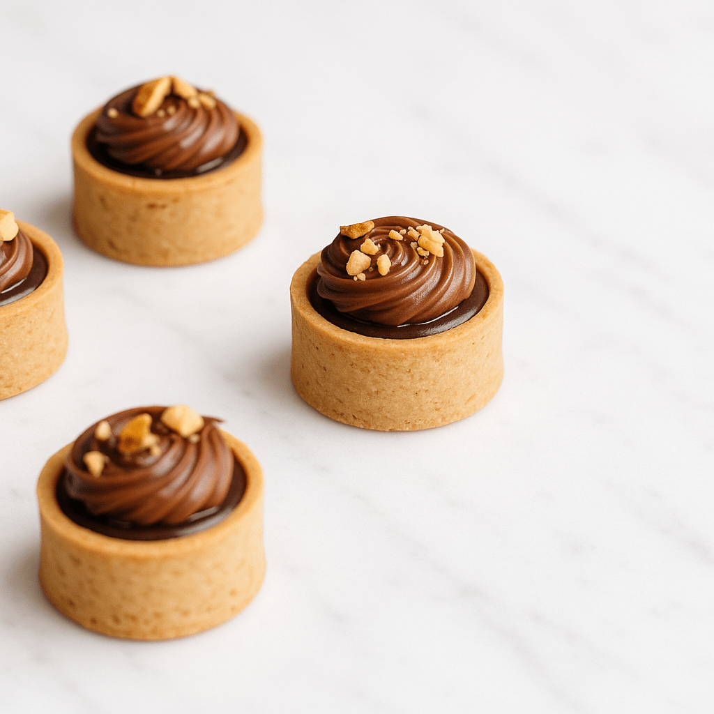 Nutella Mini Tarts (Box of 12)  | dbakers Sweet Studio