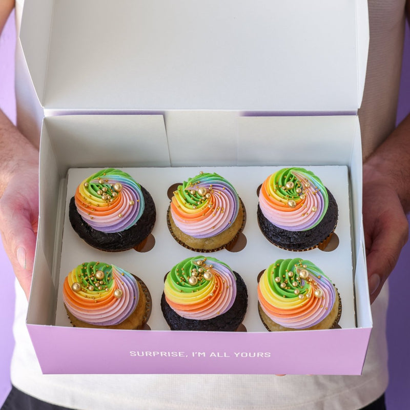 Over the Rainbow Cupcakes - dbakers Miami