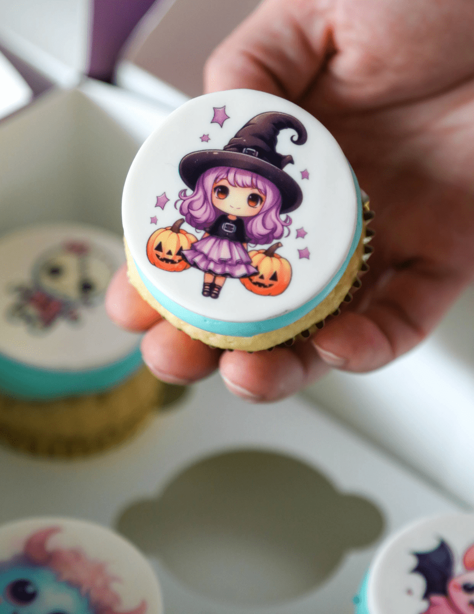 Pastel Halloween Box of 6 Cupcakes  | dbakers Sweet Studio