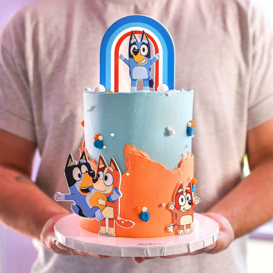 Paw-some Bluey Cake 🐾💙  | dbakers Sweet Studio