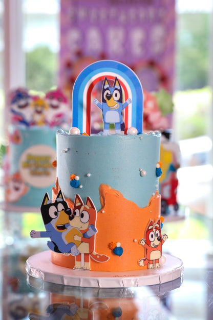 Paw-some Bluey Cake 🐾💙  | dbakers Sweet Studio