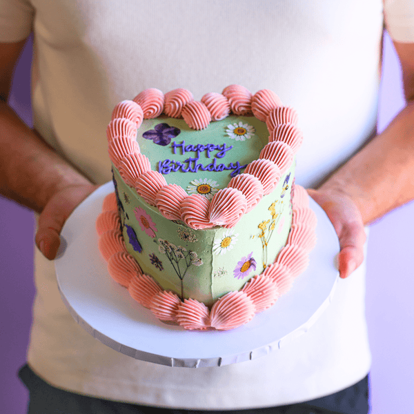 Pressed Flower Sweetheart  | dbakers Sweet Studio