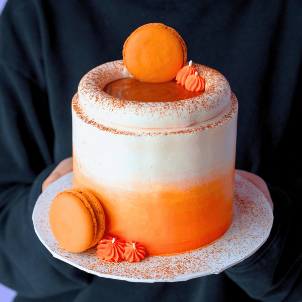 Pumpkin Salted Caramel Cake - dbakers Miami