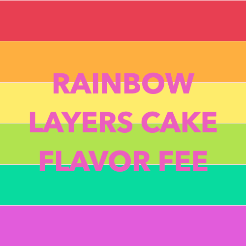 Rainbow Cake Layers Fee  | dbakers Sweet Studio