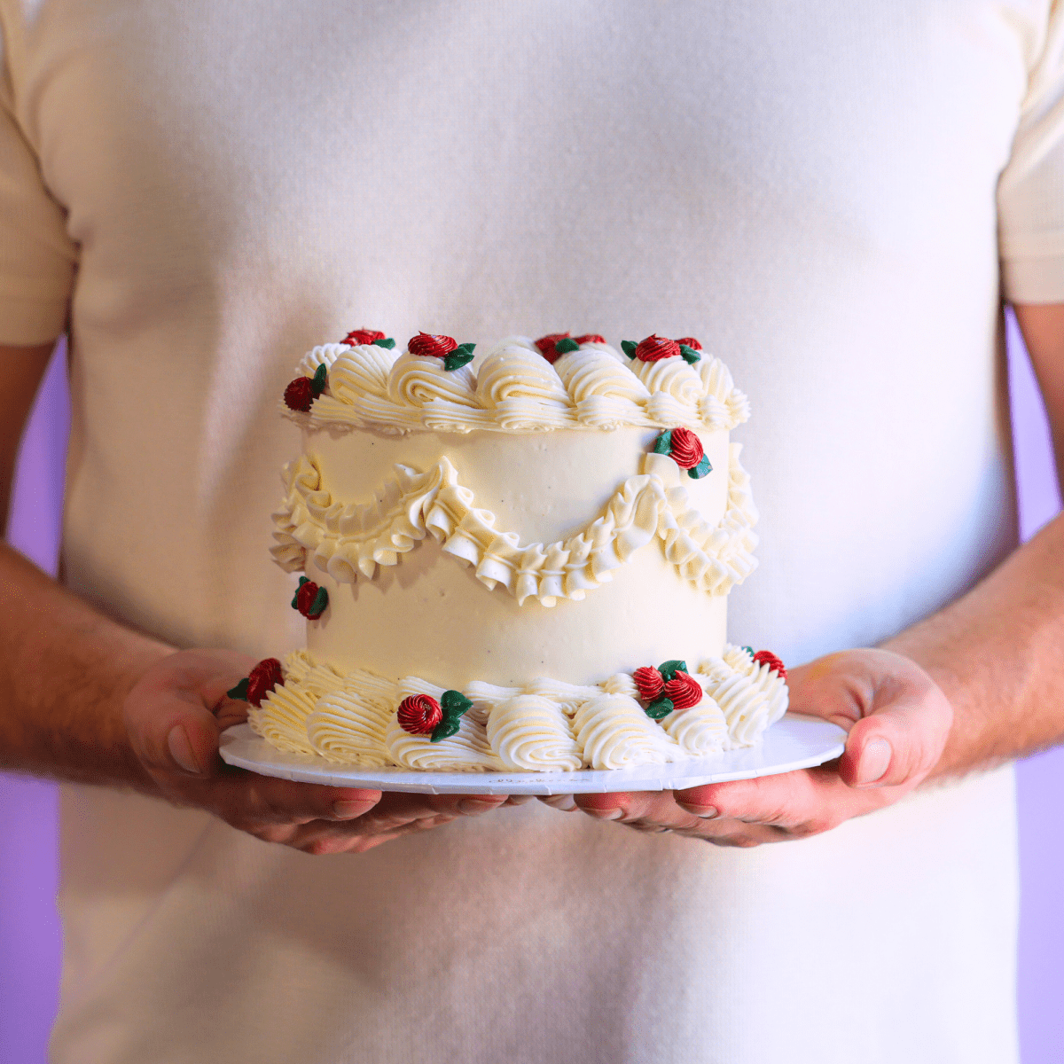 Rose Garden – Vintage Cake  | dbakers Sweet Studio