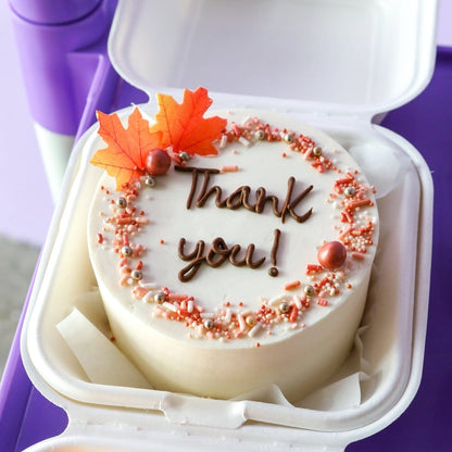 Thank You Bento Cake  | dbakers Sweet Studio