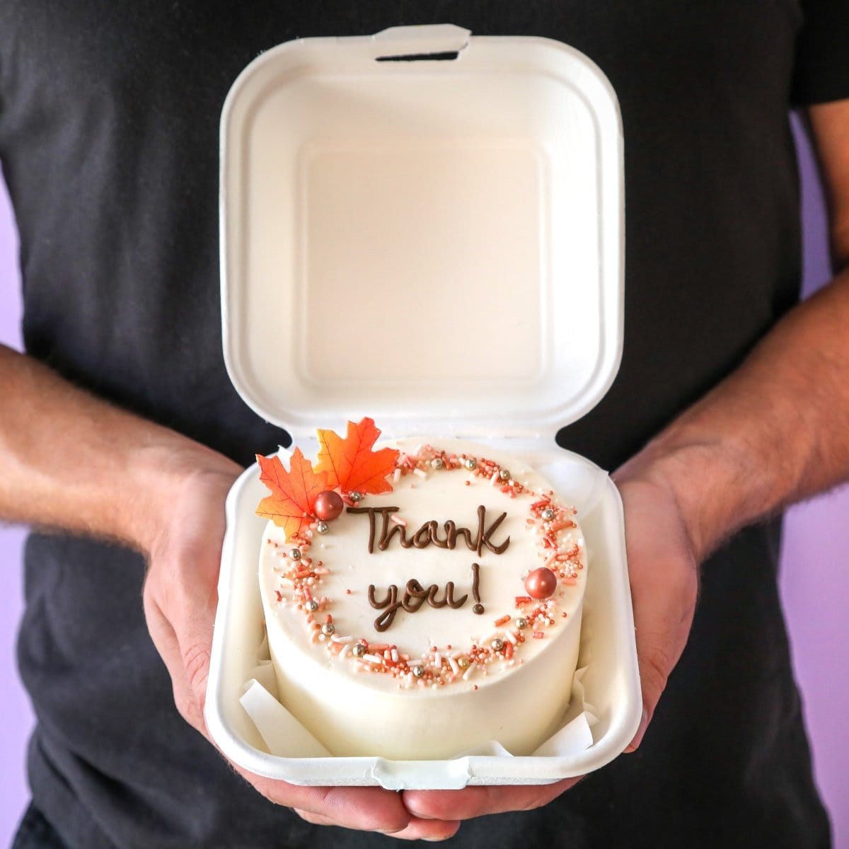 Thank You Bento Cake  | dbakers Sweet Studio
