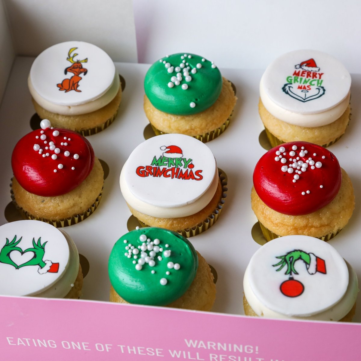 The Grinch Cupcakes - dbakers Miami