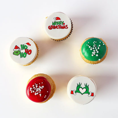 The Grinch Cupcakes - dbakers Miami