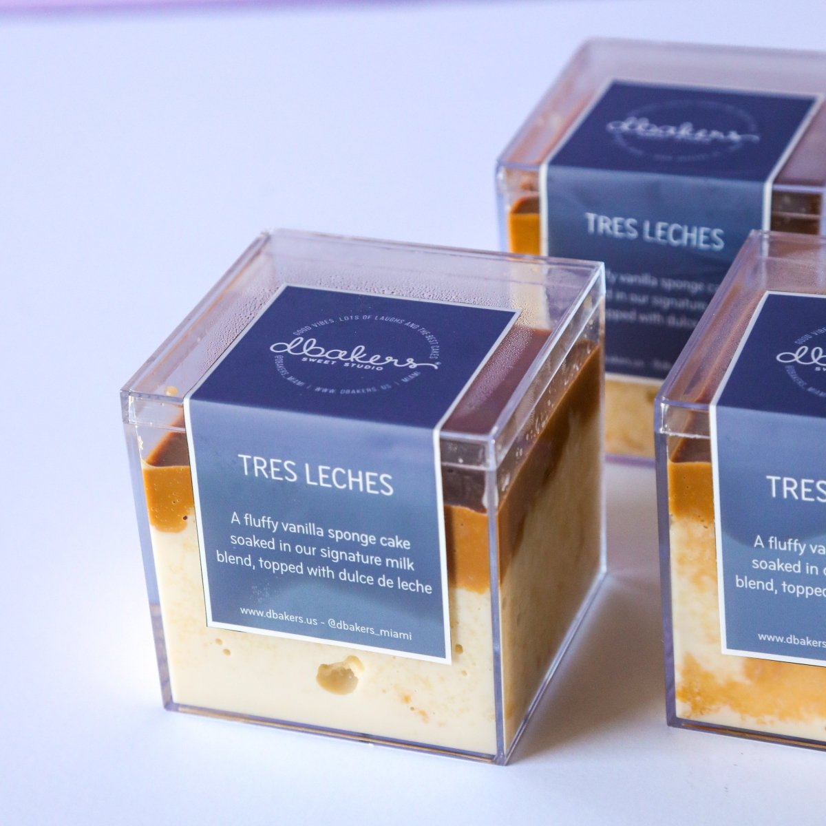 Tres Leche Cake Cup  | dbakers Sweet Studio