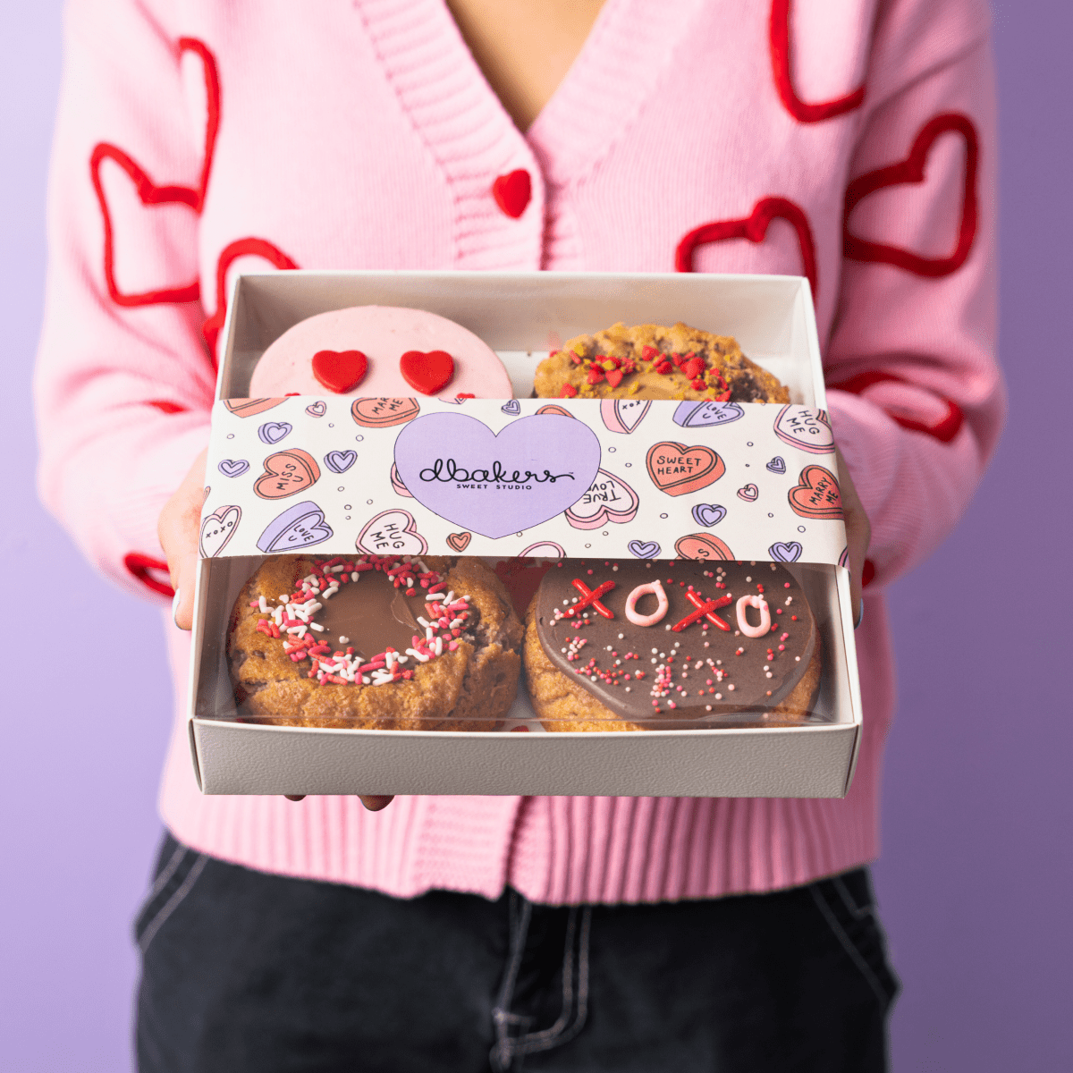 Valentine's Cookie Box - dbakers Miami