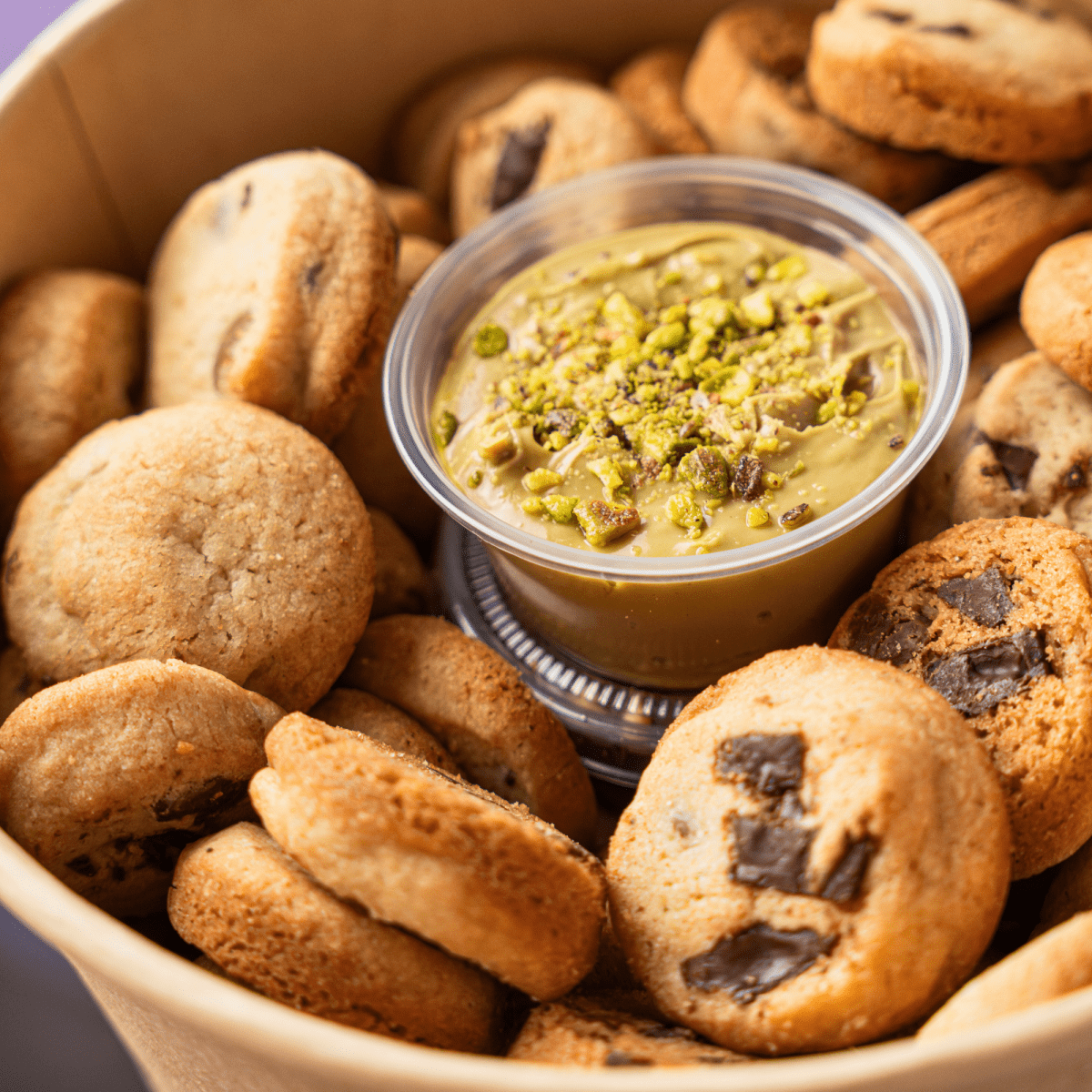 Valentine's Mini Cookie Dip Duo Box - dbakers Miami