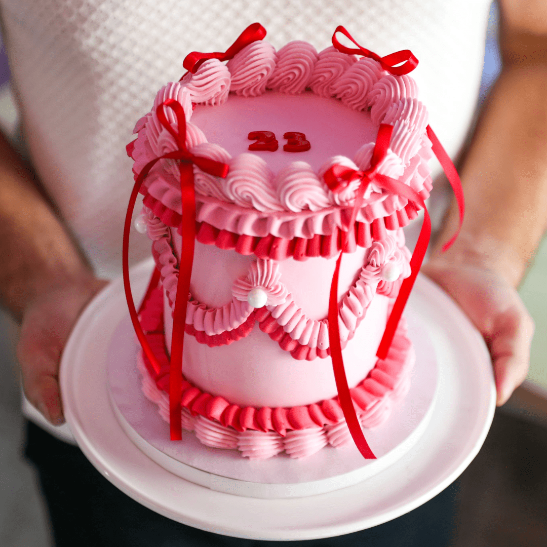 Vintage Coquette Cake - dbakers Miami