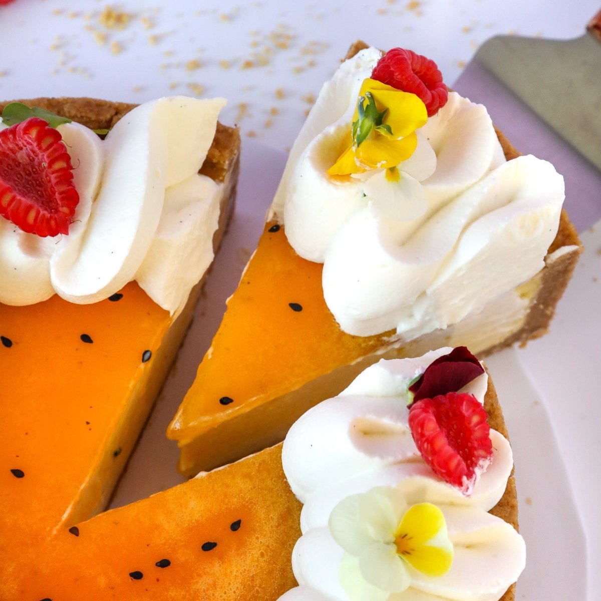 Whole Passion Fruit Deep Dish Pie  | dbakers Sweet Studio