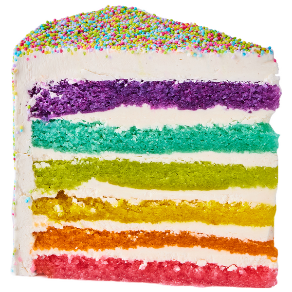 Rainbow Sprinkles Wedding Cake - various sizes